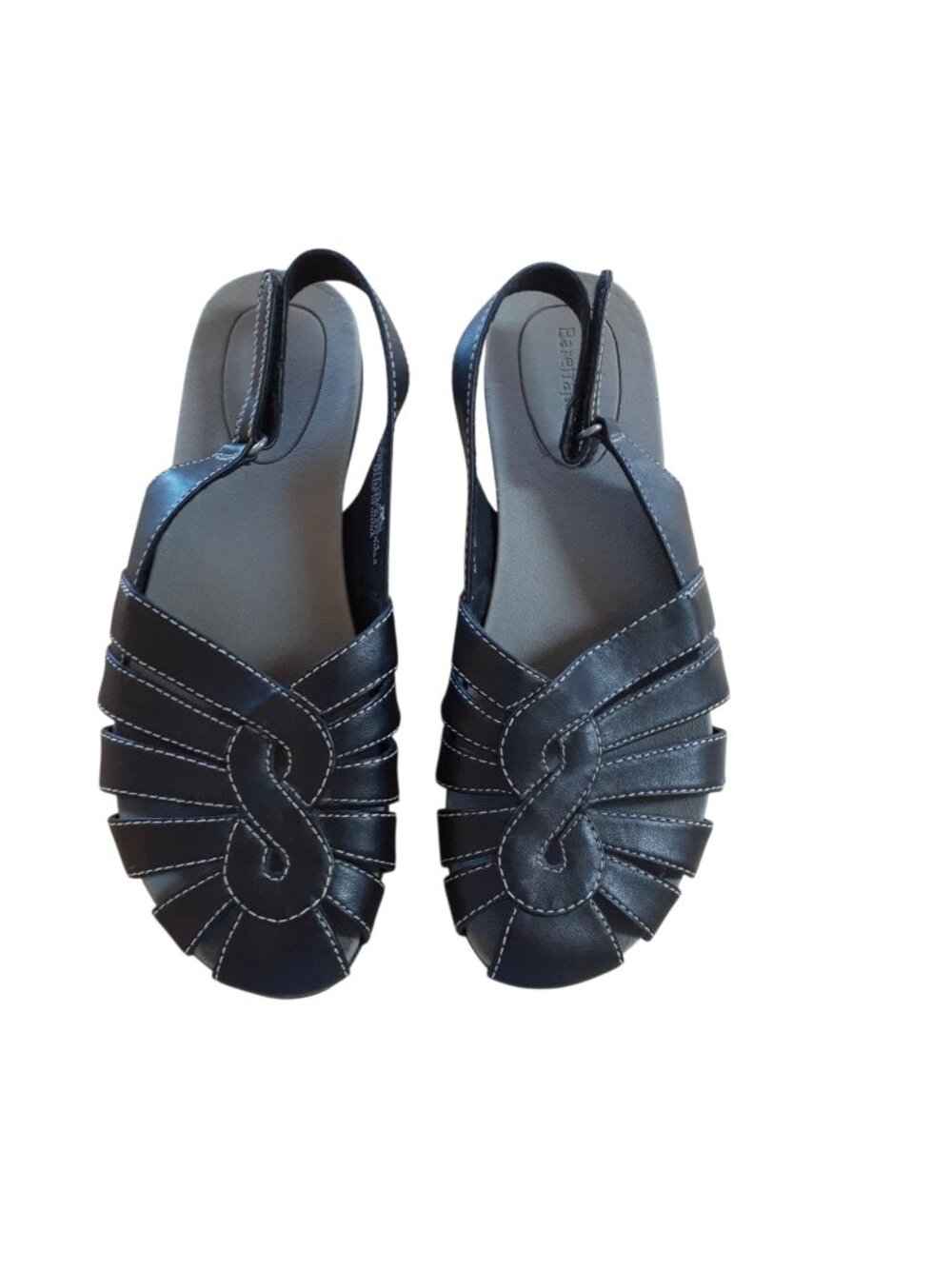 Baretraps Austin Womens Sandals Size 8.5M Gray Slingback Comfy Ankle Straps
